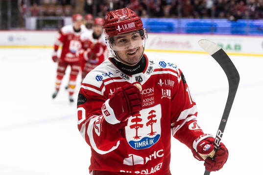 Timrås David Lilja jublar