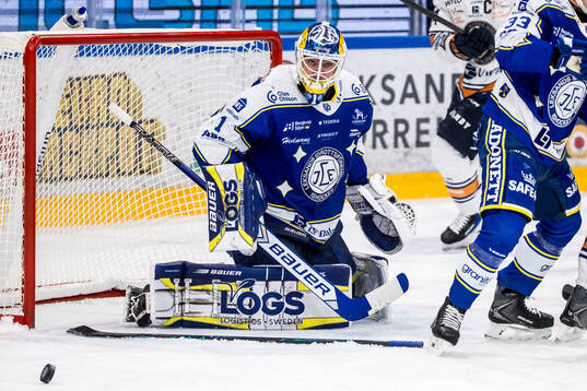Leksands målvakt Marcus Gidlöf