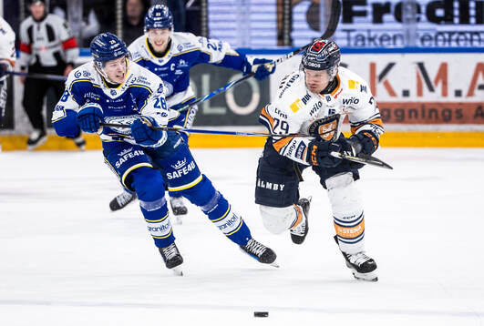 Leksands Victor Johansson och Växjös Sebastian Strandberg