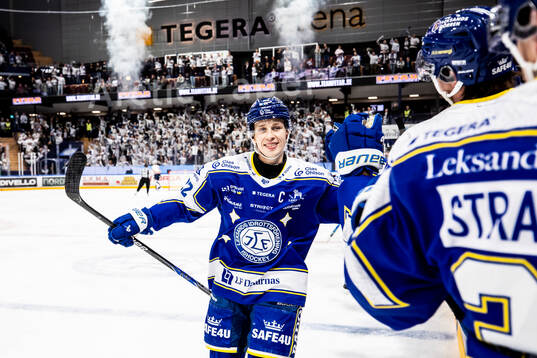 Leksands Lukas Vejdemo jubel
