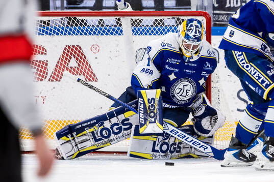 Leksands målvakt Marcus Gidlöf