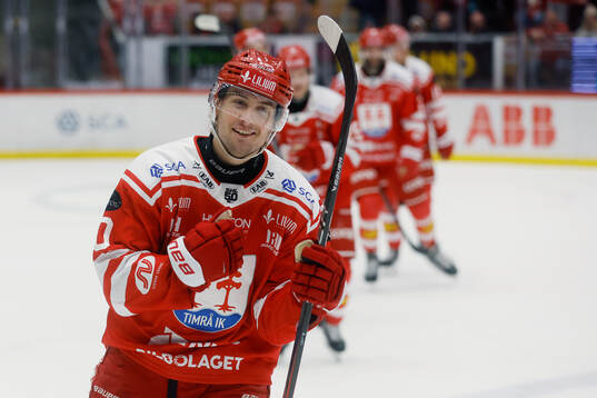 Timrås David Lilja jublar