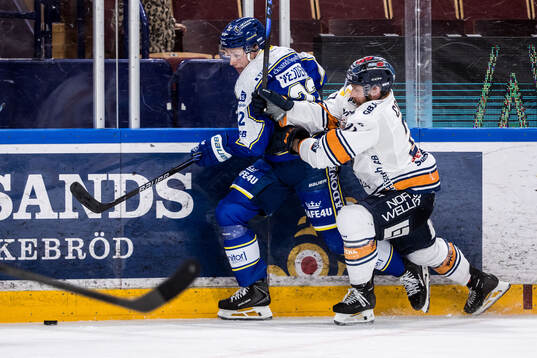 Leksands Lukas Vejdemo och Växjös Brian Cooper