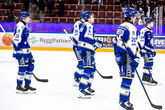 Leksands spelarna deppar