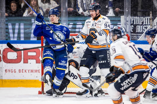Leksands Andro Kaderli och Växjös Joel Persson
