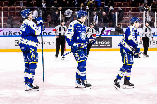 Leksands Alexander Lundqvist och Stefan Milosevic och Arvid