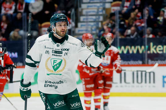 Färjestads Radim Zohorna jublar