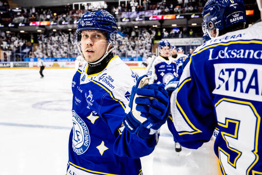 Leksands Joonas Lyytinen jubel