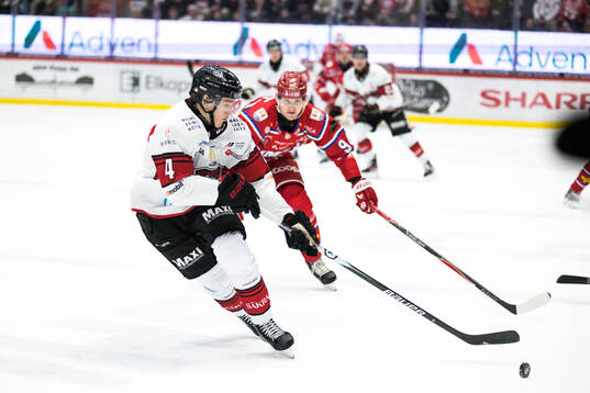 Malmö Redhawks Martin Schreiber och Timrås Sebastian
