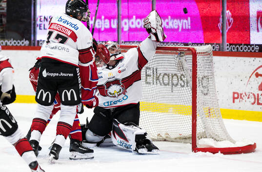 Malmö Redhawks målvakt Marek Langhamer