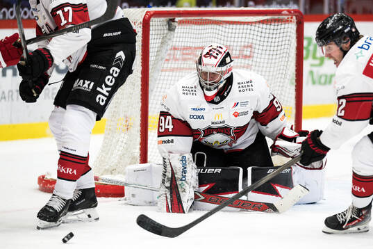 Malmö Redhawks målvakt Marek Langhamer
