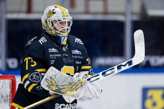 Södertäljes målvakt Love Härenstam