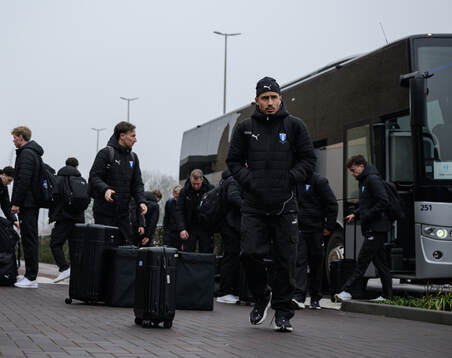 Adrian Skogmar of Malmö FF at the hotel