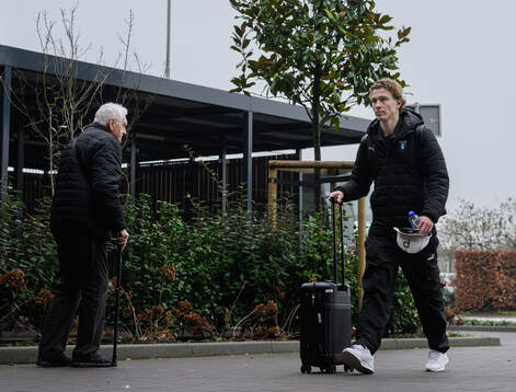 Hugo Bolin of Malmö FF at the hotel