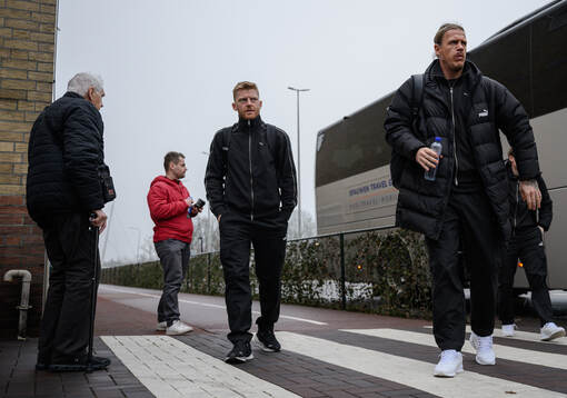 Anders Christiansen and goalkeeper Johan Dahlin of Malmö