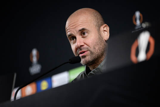 Bläddra bland fler bilder av Football, Europa League, Malmö FF, Press conference 
