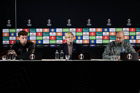 Colin Rösler and Head coach Miguel Angel Ramirez