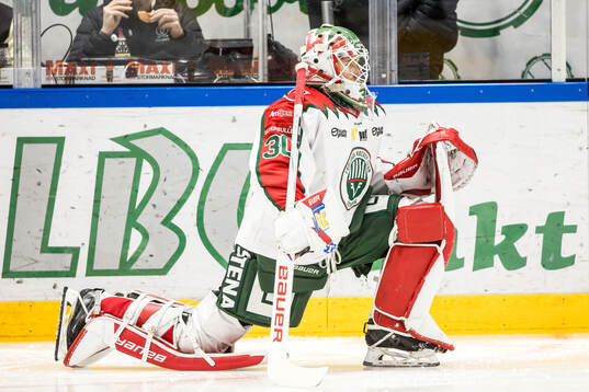 Frölundas målvakt Tobias Normann
