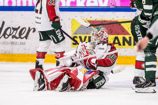 Frölundas målvakt Tobias Normann