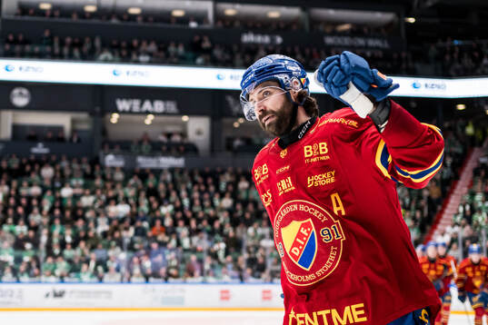 Djurgårdens Ludvig Rensfeldt jublar