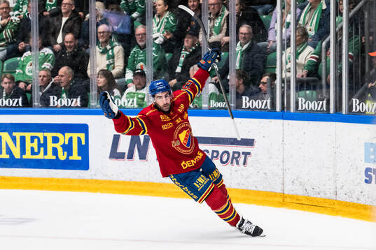 Djurgårdens Joseph Laleggia jublar