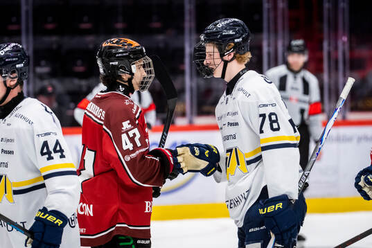 Örebros Alexander Command och HV71s Malte Gustafsson