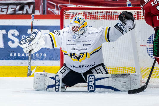HV71s målvakt Felix Sandström