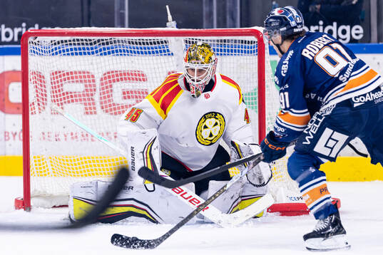 Brynäs målvakt Damian Clara