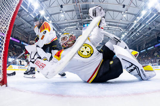 Brynäs målvakt Damian Clara