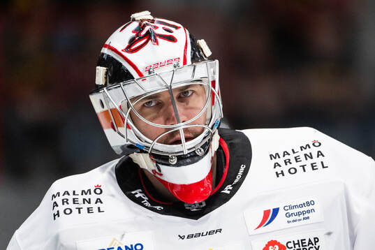 Malmö Redhawks målvakt Marek Langhamer