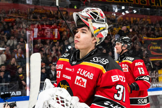 Luleås målvakt Matteus Ward
