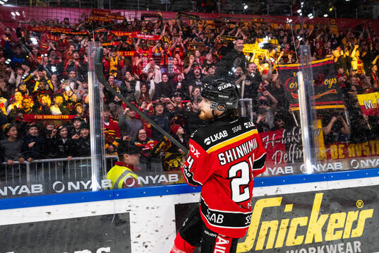 Luleås Brendan Shinnimin jublar