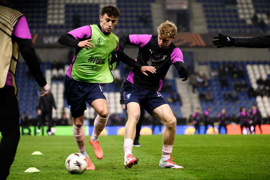 Colin Rösler and Malte Frejd Pålsson of Malmö FF
