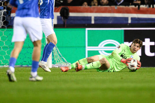 Goalkeeper Melker Ellborg of Malmö FF