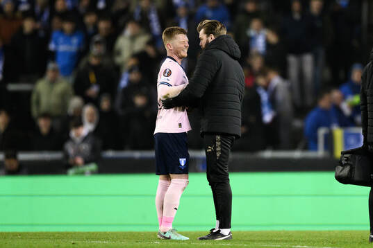 Anders Christiansen of Malmö FF in pain