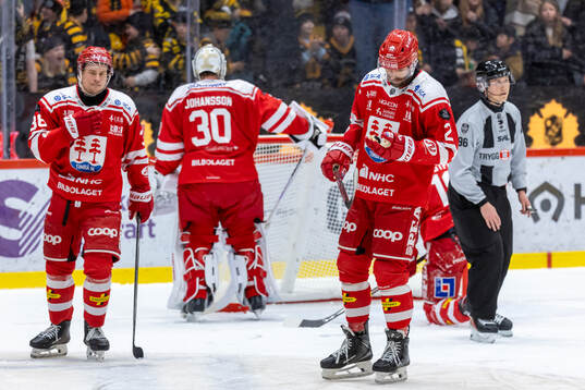 Timrås Albin Sundin och Per Svensson deppar