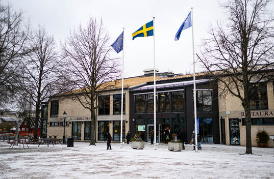 Ängelholms Stadsbibliotek exteriör