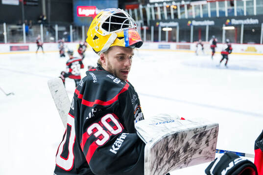 Nybros målvakt Hugo Hävelid
