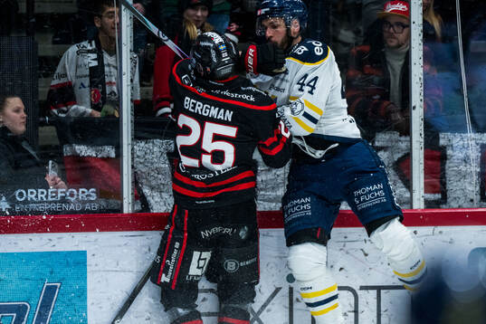 Nybros Marcus Bergman och Södertäljes Niklas Arell