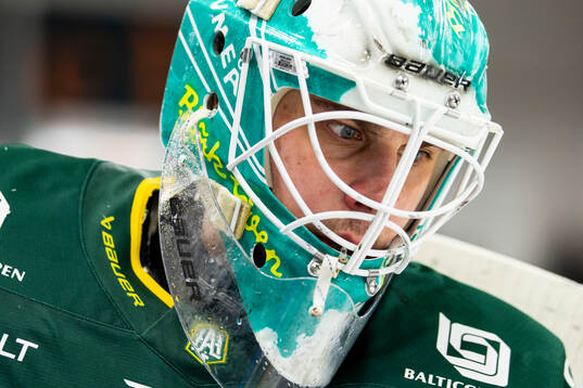 Björklövens målvakt Olle Eriksson Ek