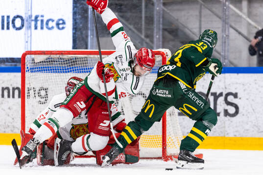 Moras Brayden Tracey och Björklövens Albin Lundin