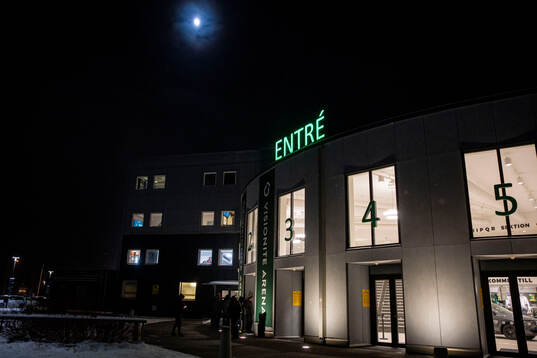 Visionite arena innan ishockeymatchen i Hockeyallsvenskan