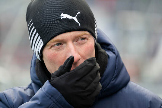 Helsingborgs manager Stevie Grieve