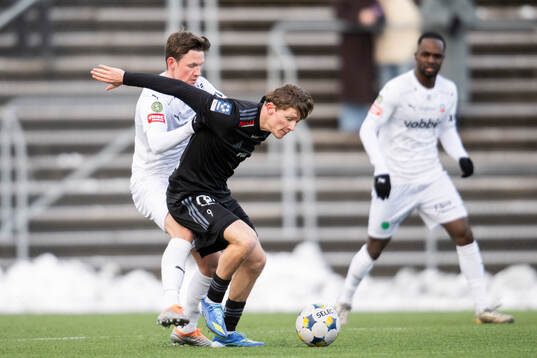 Helsingborgs Max Svensson mot Ängelholms Anton Nilsson