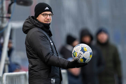 Ängelholms tränare Tim Hallén