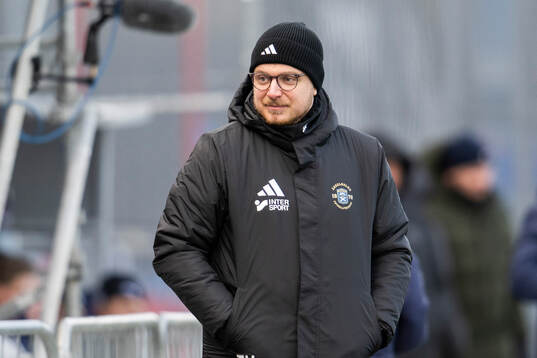 Ängelholms tränare Tim Hallén