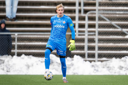 Helsingborgs målvakt Emil Rådahl