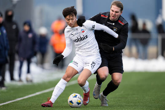 Helsingborgs Max Bjurström och Ängelholms Charlie Weberg