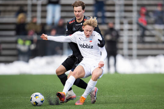Helsingborgs Alvin Nordin och Ängelholms Vilgot Carlsson