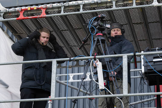 Sebastian Rönström HD reporter och Andreas Hillergren